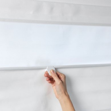 IKEA Римська штора RINGBLOMMA 120x160 см Білий (ИКЕА RINGBLOMMA) 90264204 фото - 4