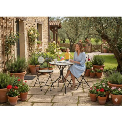 Комплект садовой мебели Garden Line LEMONIA Разноцветный GOM4171 фото - 4