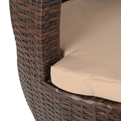 Комплект садових меблів Mebel Elit FRIO Коричневий ME.FRIO/BR/RT/OGR/ZES фото - 8