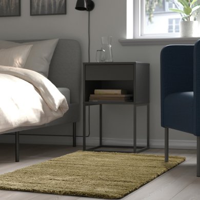 IKEA Ковер STOENSE 80x150 см Светло-оливковый (ИКЕА СТОЕНСЕ) 90554411 фото - 2