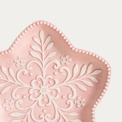 Сервировочное блюдо Homla BALS 24,5х3 см Розовый 242672 фото - 3