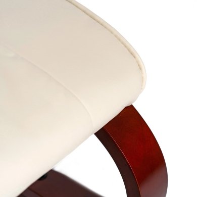 Кресло мягкое массажное с подставкой Mebel Elit CANO Бежевый ME.CANO/BZ/E/FW фото - 7