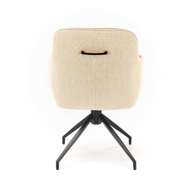 Обідній стілець поворотний Halmar K527 Бежевий - 6 Обідній стілець поворотний Halmar K527 Бежевий V-CH-K/527-KR-BRĄZOWY фото - 6