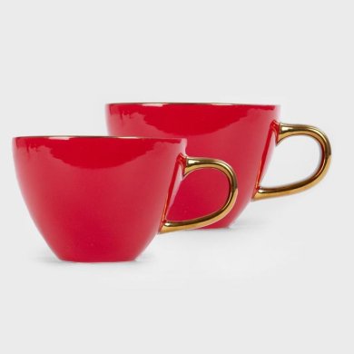 Набор кружек Homla SINKO 350 мл 2 шт Красный 232134