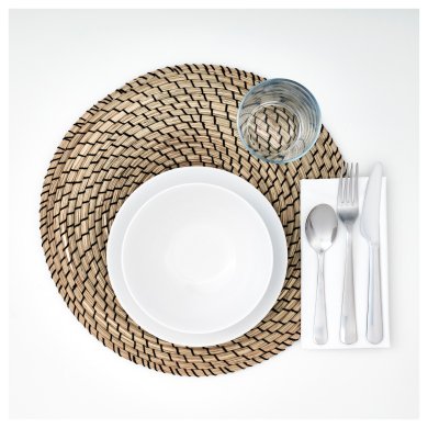 Сервірувальний килимок LATTAD 37 см Бежевий - 3 IKEA Сервірувальний килимок LATTAD 37 см Бежевий (ИКЕА ЛАТТАД) 00236239 фото - 3