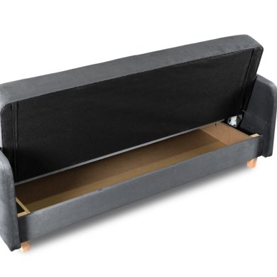 Розкладний диван Mebel Elit CUBA Welur Сірий PPHUE.BALI/PAROS6/WER фото - 6