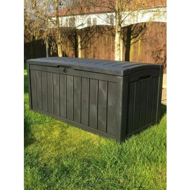 Садовый ящик Keter GLENWOOD 390 л Графит 230413-1 фото - 6