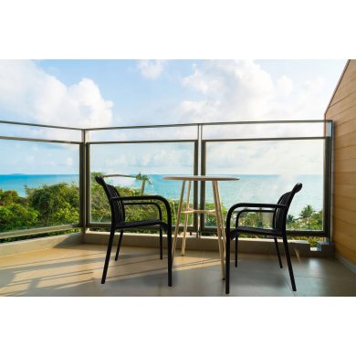 Садовий стілець Kontrast KP104 Чорний 5.90.21143 фото - 12