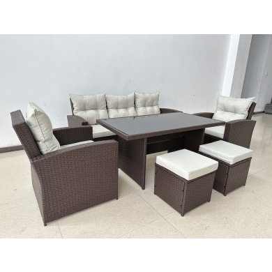 Комплект садових меблів Garden Line MARINE III Коричневий ABI8805 фото - 4