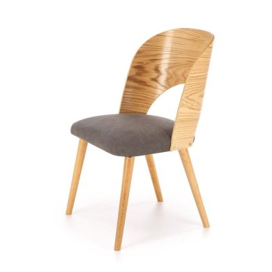 Обеденный стул Halmar CADIZ Пепельный - 3 Обеденный стул Halmar CADIZ Пепельный V-PL-CADIZ-NATURALNY/POPIEL фото - 3