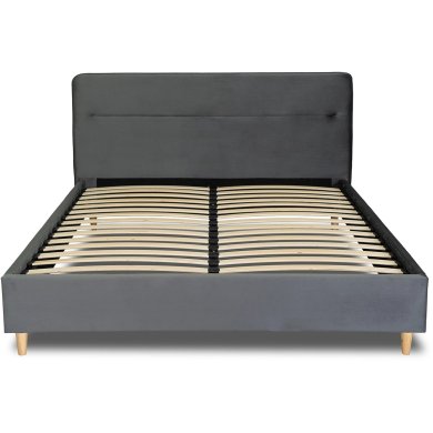 Кровать Mebel Elit BOND Welur 160x200 см Серый ME.BOND/160/CP/V/LOZ фото - 4