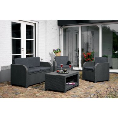 Комплект садових меблів Keter MODENA 4 Графіт 213839 фото - 14