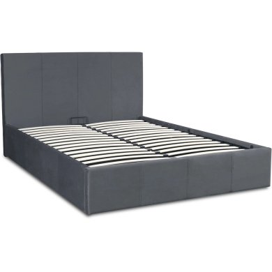 Ліжко Mebel Elit MELIA Welur 160x200 см Темно-сірий ME.MELIA/160/P/V/LOZZPOJ фото - 2