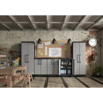 Садова шафа Keter/Kis ARMADIO DETROIT ALTO Сірий 252263 фото - 4