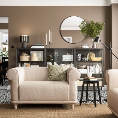 Кресло мягкое VISKAFORS Бежевый - 3 IKEA Кресло мягкое VISKAFORS Бежевый (ИКЕА ВИСКАФОРС) 89443278 фото - 3