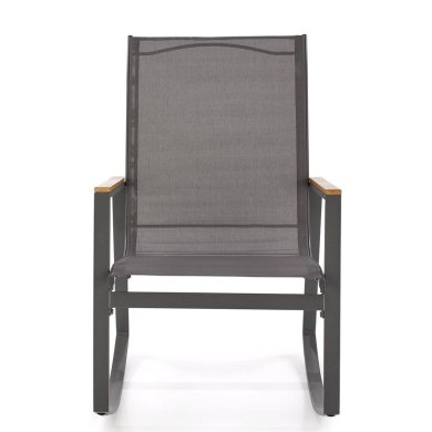 Садовое кресло-качалка Halmar ZLATAN Пепельный - 2 Садовое кресло-качалка Halmar ZLATAN Пепельный V-CH-ZLATAN-KR фото - 2