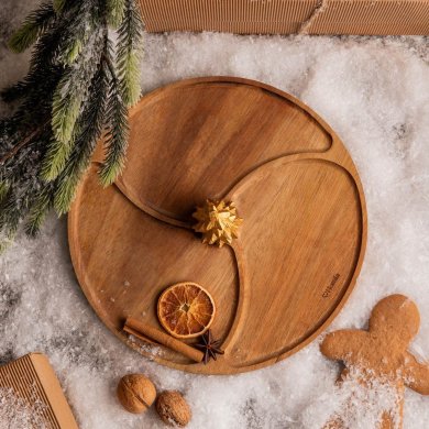 Сервірувальна дошка Homla LOVDAL 28 см Дерево 242793 фото - 5