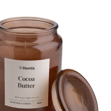 Ароматическая свеча Homla MAEL Cocoa Butter 530 г Коричневый - 4 Ароматическая свеча Homla MAEL Cocoa Butter 530 г Коричневый 234710 фото - 4