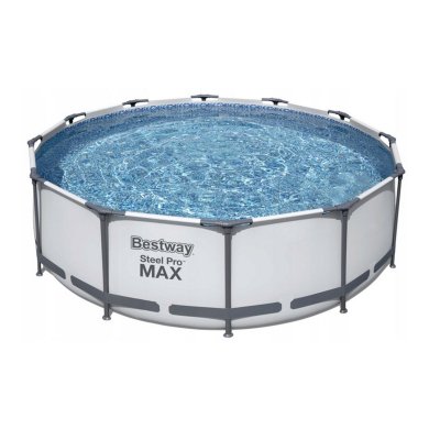 Каркасний басейн Bestway 56420 STEEL PRO MAX 366х122 см Білий - 2 Каркасний басейн Bestway 56420 STEEL PRO MAX 366х122 см Білий BES56420 фото - 2