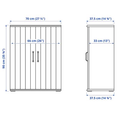 IKEA Стелаж SKRUVBY Білий (ИКЕА СКРУВБИ) 99494724 фото - 6