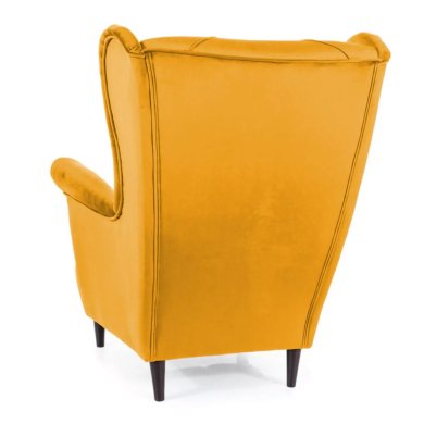 Кресло мягкое Signal Lady Welur Желтый LADYV68 фото - 2