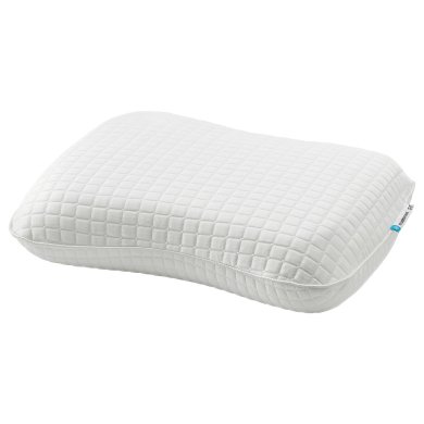 IKEA Эргономичная подушка KLUBBSPORRE 44х56 см Белый (ИКЕА КЛУББСПОРРЕ) 00446096