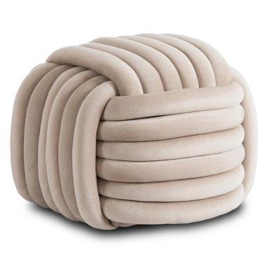 Пуф Mebel Elit MAGMA Welur Кремовый ME.MAGMA/KR/V/PUF фото - 4