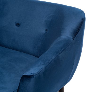 Диван Signal BERGEN Welur 2 Синій BERGEN2V86-venge фото - 4