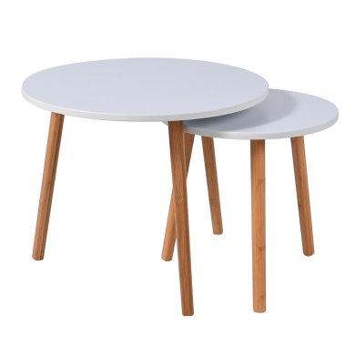 Комплект журнальных столов Kontrast SK122D 2 шт Белый 6.06.15192