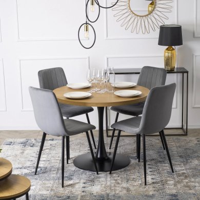 Обідній стілець Mebel Elit IBIS Welur Сірий - 7 Обідній стілець Mebel Elit IBIS Welur Сірий ME.IBIS/P/V/K фото - 7