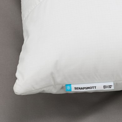 IKEA Подушка SENAPSMOTT 50х60 см Білий (ИКЕА СЕНАПСМОТТ) 70519701 фото - 2