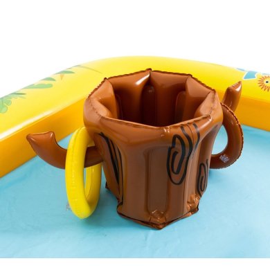 Надувной детский бассейн Bestway 51223 SAFARI 214x167x85 см Желтый JIL51223 фото - 2