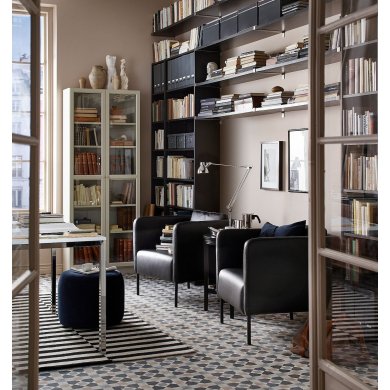 Кресло мягкое EKERO Черный - 2 IKEA Кресло мягкое EKERO Черный (ИКЕА ЭКЕРО) 70494588 фото - 2