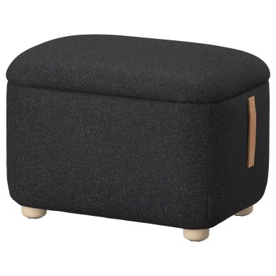 IKEA Подставка для ног OSKARSHAMN Черный (ИКЕА ОСКАРШАМН) 50488456