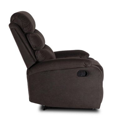 Крісло м'яке розкладне з реклайнером Mebel Elit KOBE Welur Коричневий ME.KOBE/CZ/V/FW фото - 7
