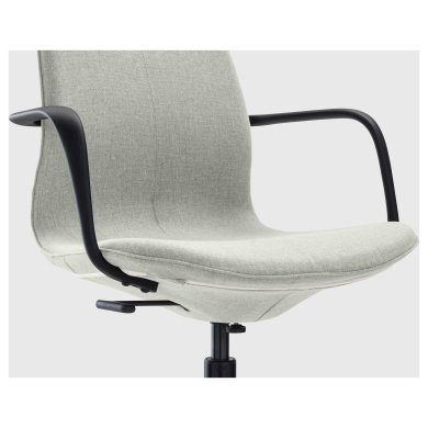 IKEA Офісне крісло LANGFJALL Світло-зелений (ИКЕА ЛАНГФЬЯЛЛЬ) 39178002 фото - 12