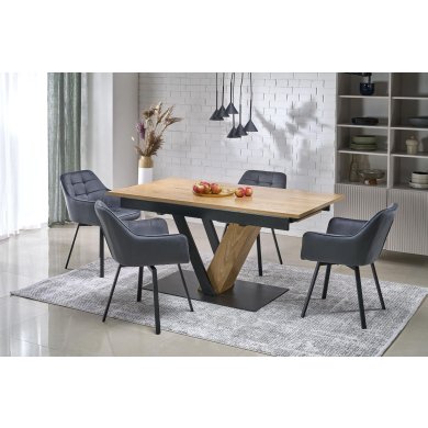 Розкладний обідній стіл Halmar FANIS 2 Дерево - 11 Розкладний обідній стіл Halmar FANIS 2 Дерево V-CH-FANIS-ST фото - 11