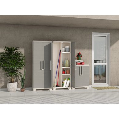 Садова шафа Keter/Kis ARMADIO LINEAR WOOD UTILITY Бежевий - 5 Садова шафа Keter/Kis ARMADIO LINEAR WOOD UTILITY Бежевий 248102 фото - 5