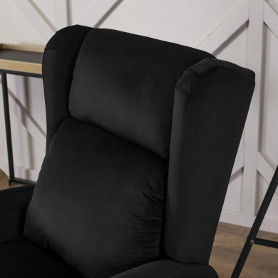 Кресло мягкое раскладное с реклайнером Mebel Elit SIMON Черный - 13 Кресло мягкое раскладное с реклайнером Mebel Elit SIMON Черный ME.SIMON/CZ/V/FW фото - 13