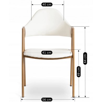 Обідній стілець Mebel Elit WILLY Білий ME.WILLY/B/E/K фото - 10