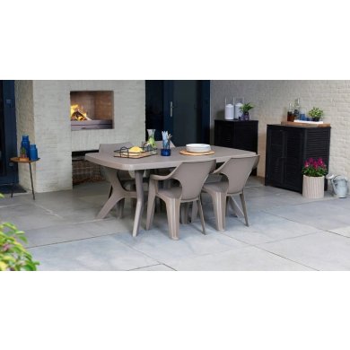 Садовий стіл Keter BALTIMORE Капучино - 6 Садовий стіл Keter BALTIMORE Капучино 228343 фото - 6