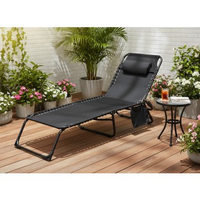 Складной шезлонг Garden Line LEZ2777 Черный LEZ2777 фото - 6