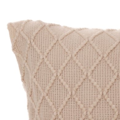 Декоративна наволочка Homla LOOP 45х45 см Бежевий - 2 Декоративна наволочка Homla LOOP 45х45 см Бежевий 218856 фото - 2