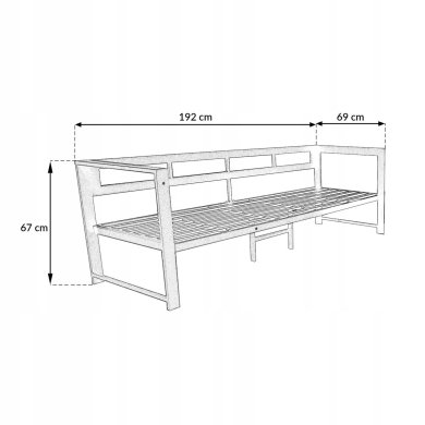 Комплект садовой мебели Kontrast GLOBO Коричневый 5.05.27130 фото - 10