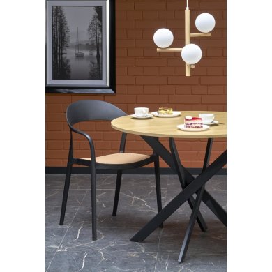 Садовый стул Halmar K530 Черный - 13 Садовый стул Halmar K530 Черный V-CH-K/530-KR-CZARNY фото - 13