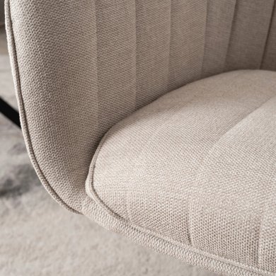 Обідній стілець поворотний Mebel Elit MUMBAI Кремовий - 9 Обідній стілець поворотний Mebel Elit MUMBAI Кремовий ME.MUMBAI/KR/T/K фото - 9