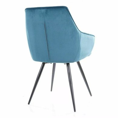 Обеденный стул Signal LILIA Welur Бирюзовый LILIAVCTU фото - 4
