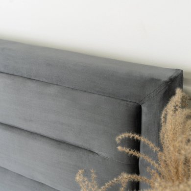 Ліжко Mebel Elit BLOOM Welur 160x200 см Сірий - 9 Ліжко Mebel Elit BLOOM Welur 160x200 см Сірий ME.BLOOM/160/CP/V/LOZZPOJ фото - 9