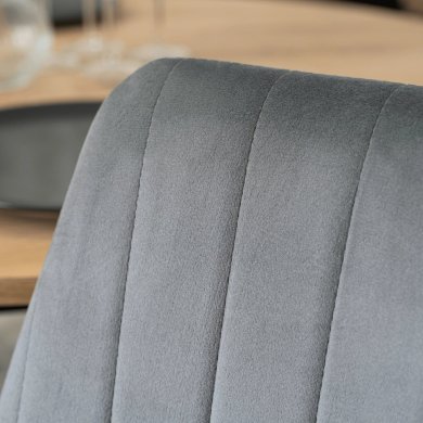 Обідній стілець Mebel Elit BARI Welur Сірий ME.BARI/P/V/K фото - 11