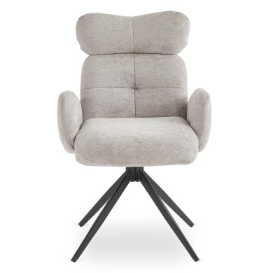 Обідній стілець поворотний Mebel Elit ALVARO Boucle Сірий ME.ALVARO/P/TB/K фото - 2